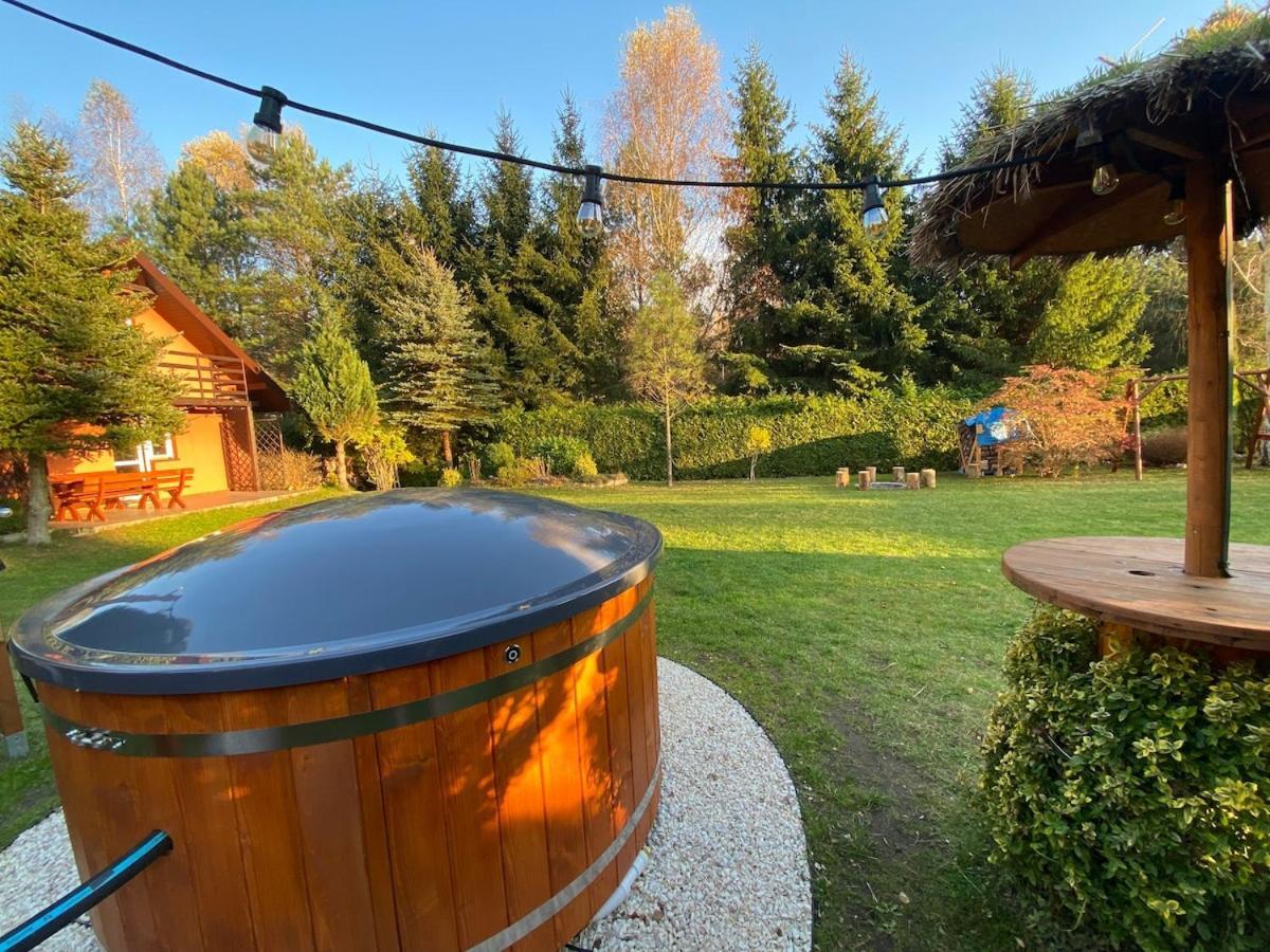 Rajska Cisza - Caloroczny Prywatny Domek W Lesie Nad Jeziorem - Sauna I Balia Krąg Eksteriør billede