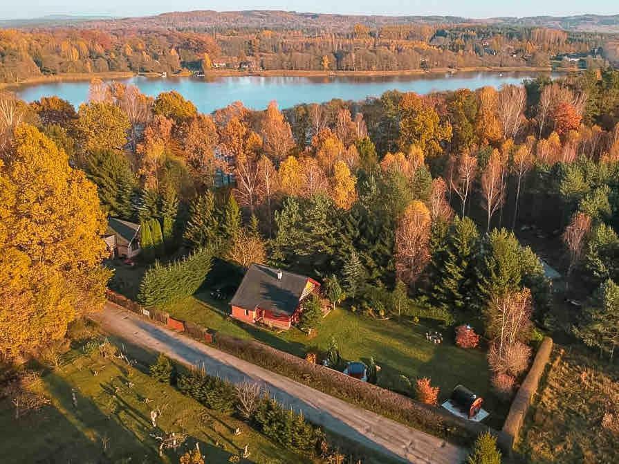 Rajska Cisza - Caloroczny Prywatny Domek W Lesie Nad Jeziorem - Sauna I Balia Krąg Eksteriør billede