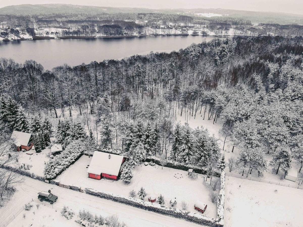 Rajska Cisza - Caloroczny Prywatny Domek W Lesie Nad Jeziorem - Sauna I Balia Krąg Eksteriør billede